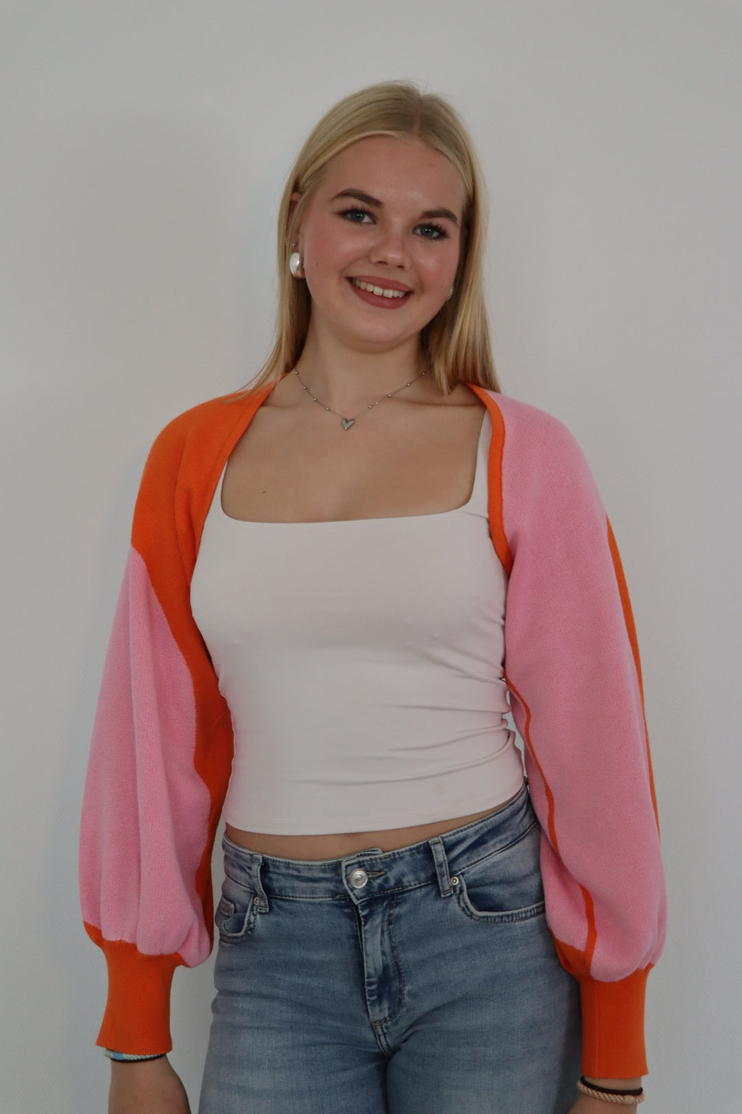 Sweater gekleurd vestje