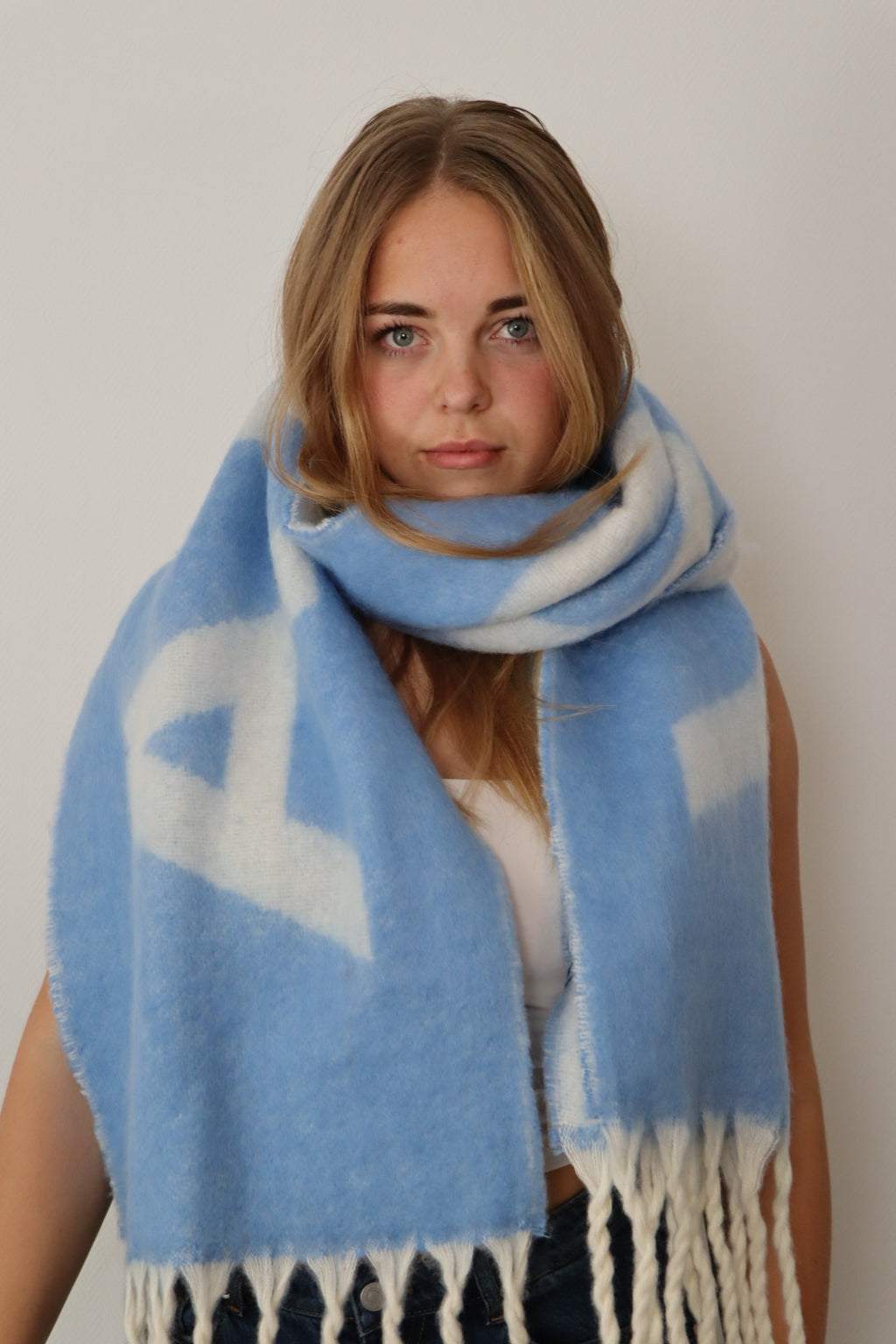 Amour Sjaal Blauw