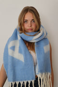 Amour Sjaal Blauw