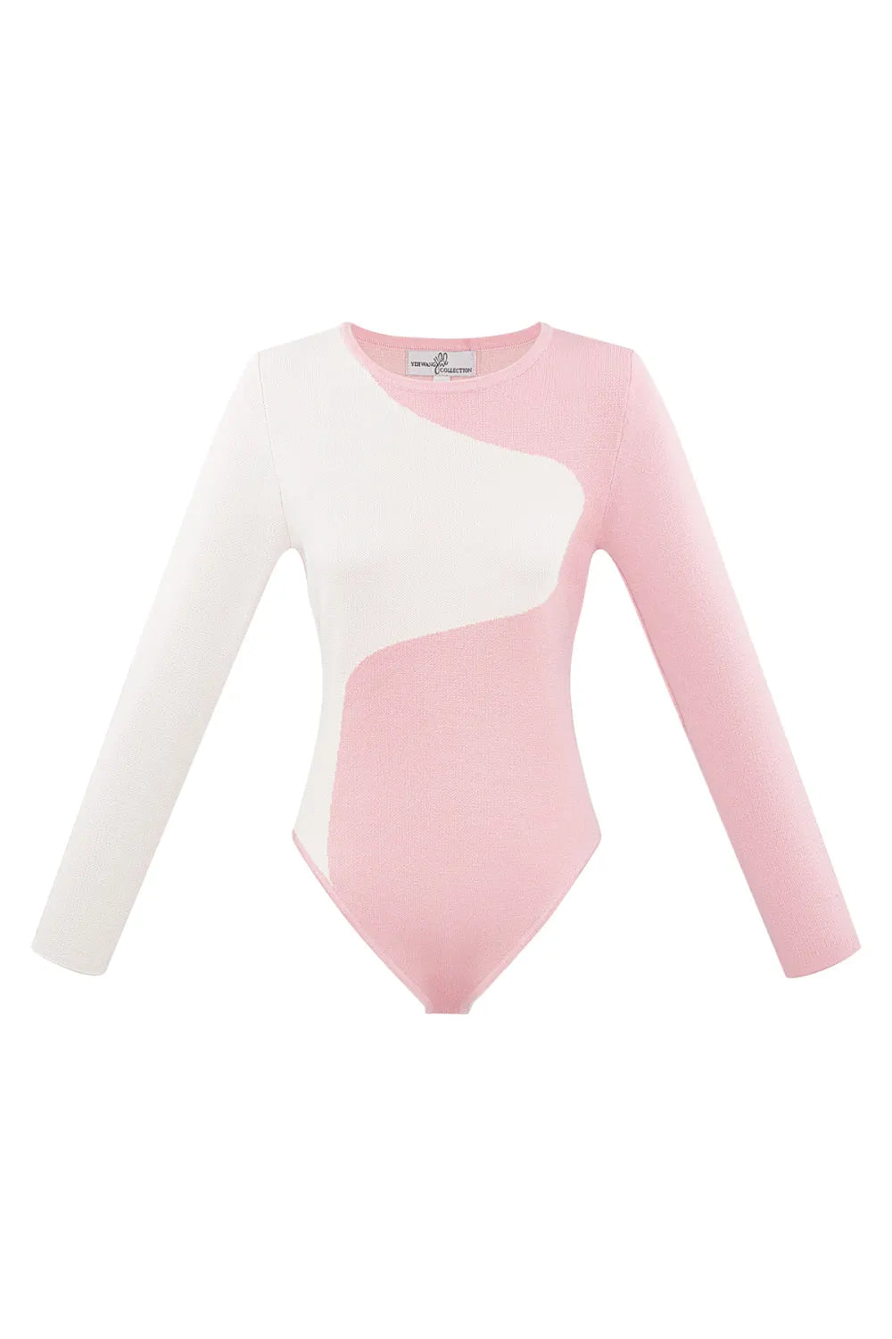 Bodysuit met color block design