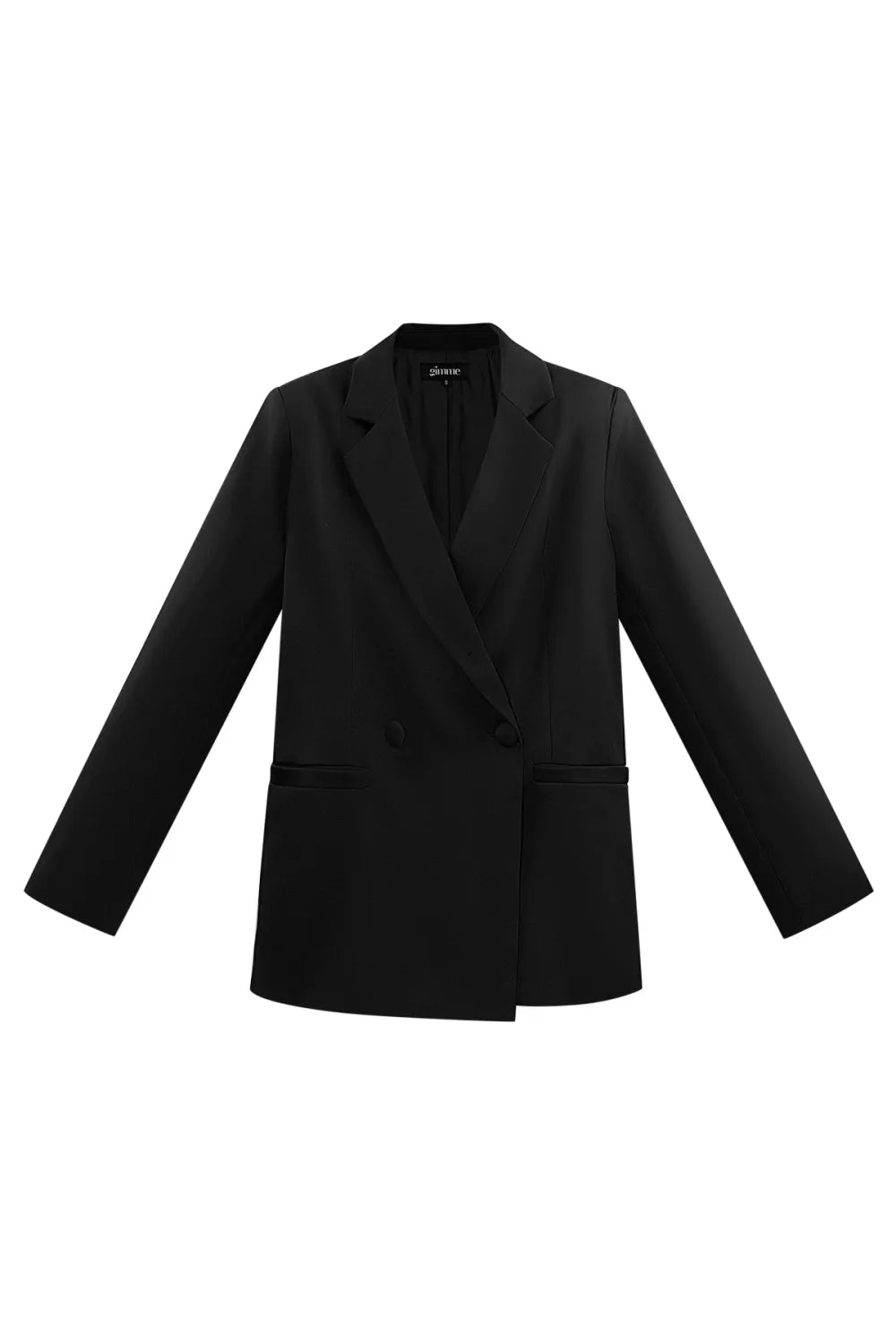 Blazer met dubbele knoopsluiting en getailleerde pasvorm