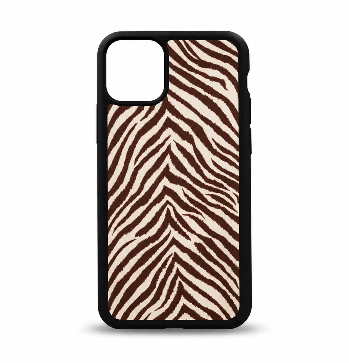 Telefoonhoesje Zebraprint Bruin