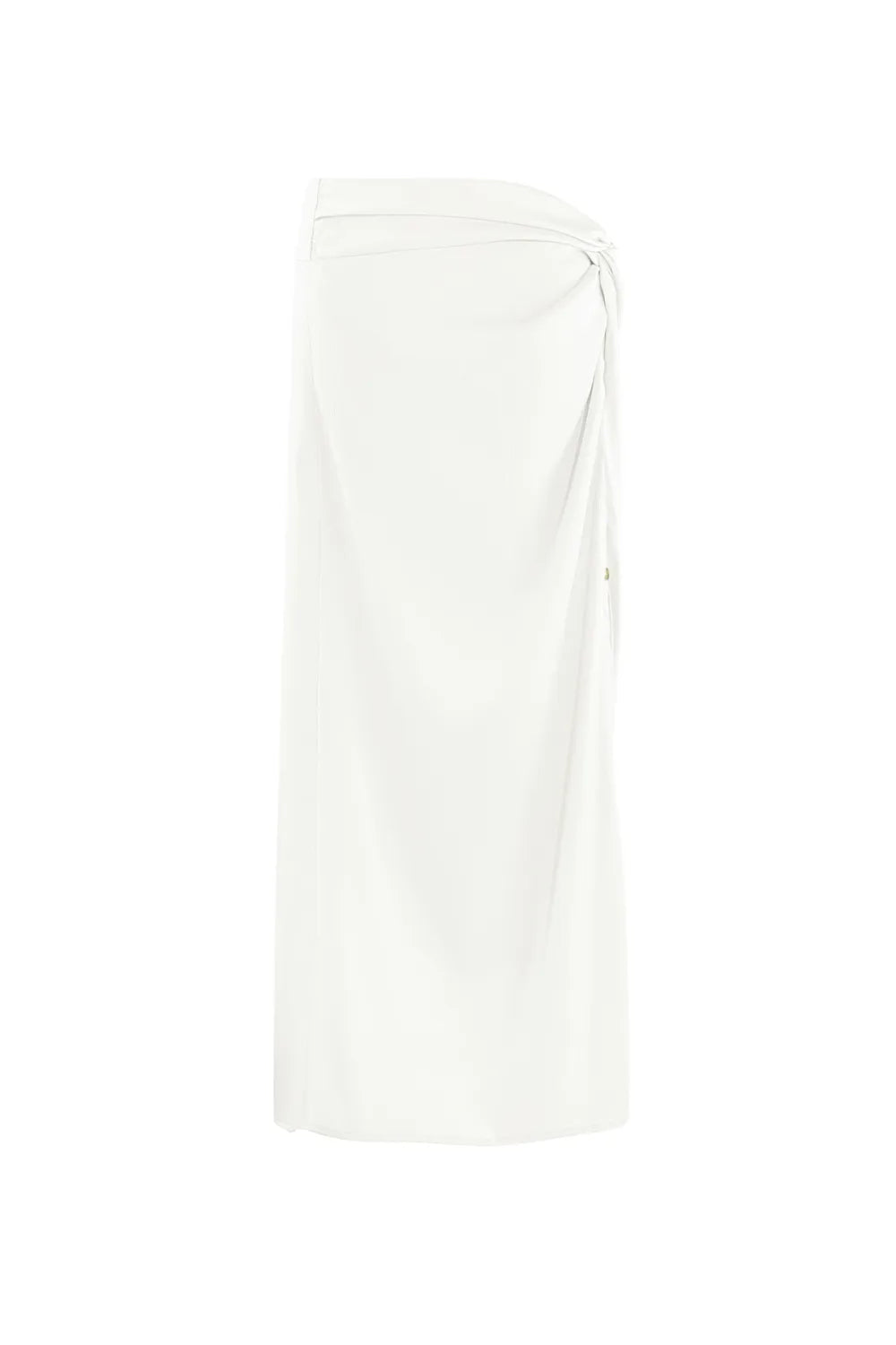 Elegante wikkelrok met zijsplit