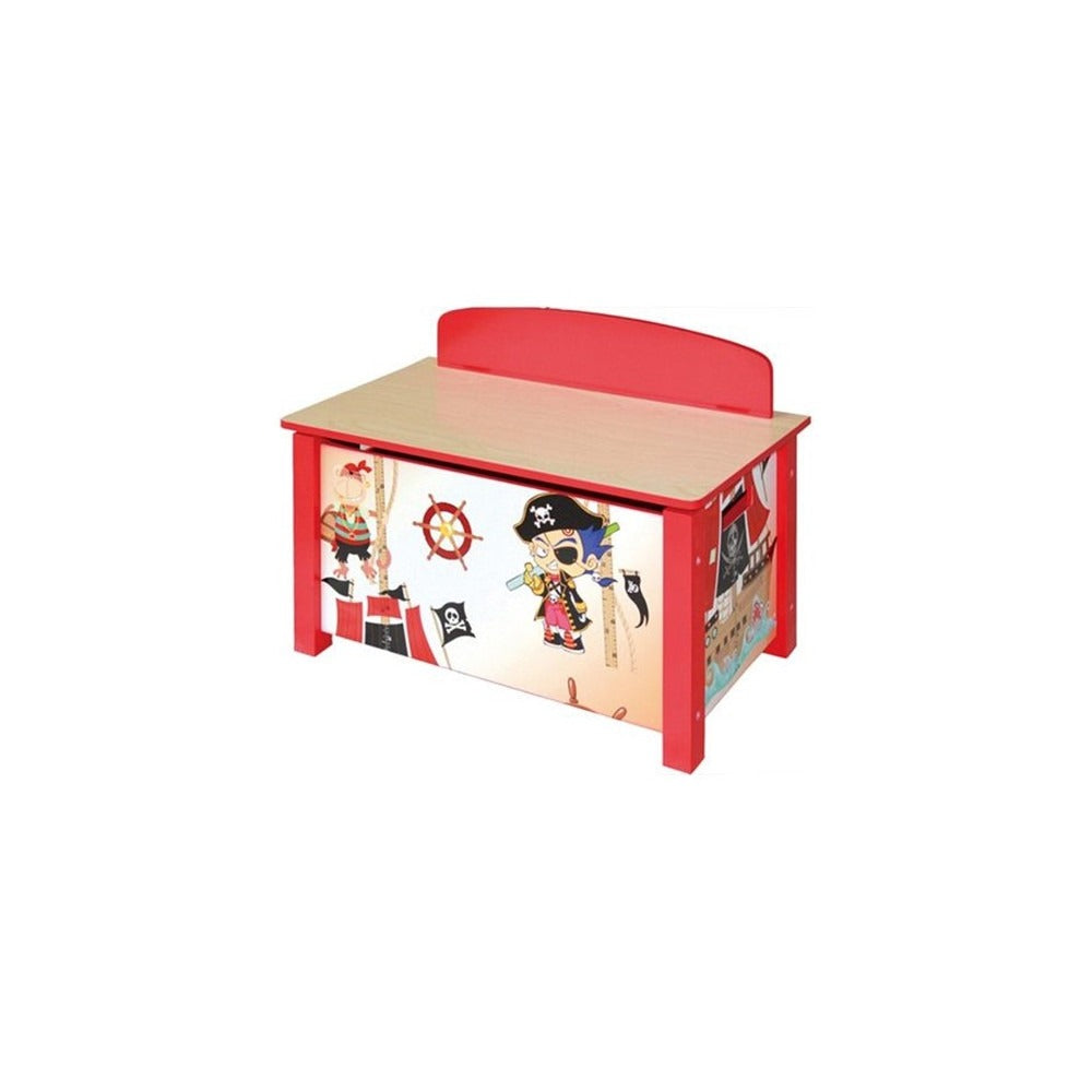 Houten Speelgoedkist piraat – 67x37x51cm