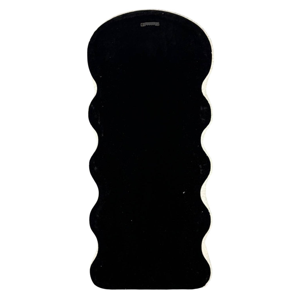 Spiegel wave – 26,5 x 60cm – teddy/velvet