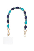 Telefoonketting Blauw Acryl