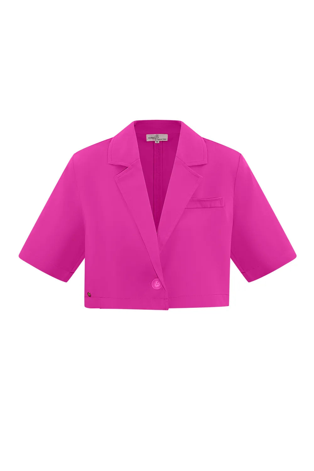 Cropped blazer met stijlvolle uitstraling Roze